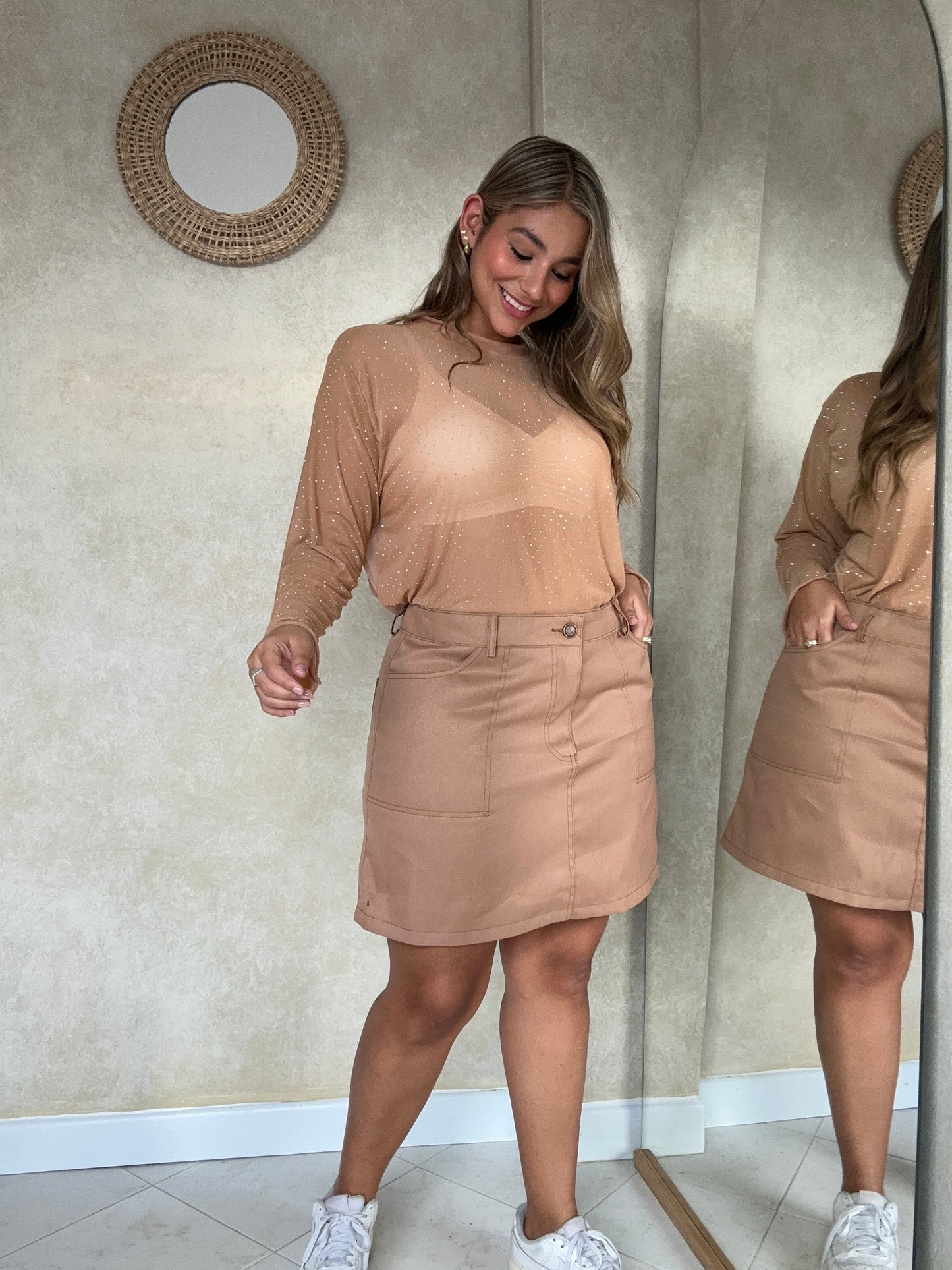 FALDA MINI CARIBE ARENA