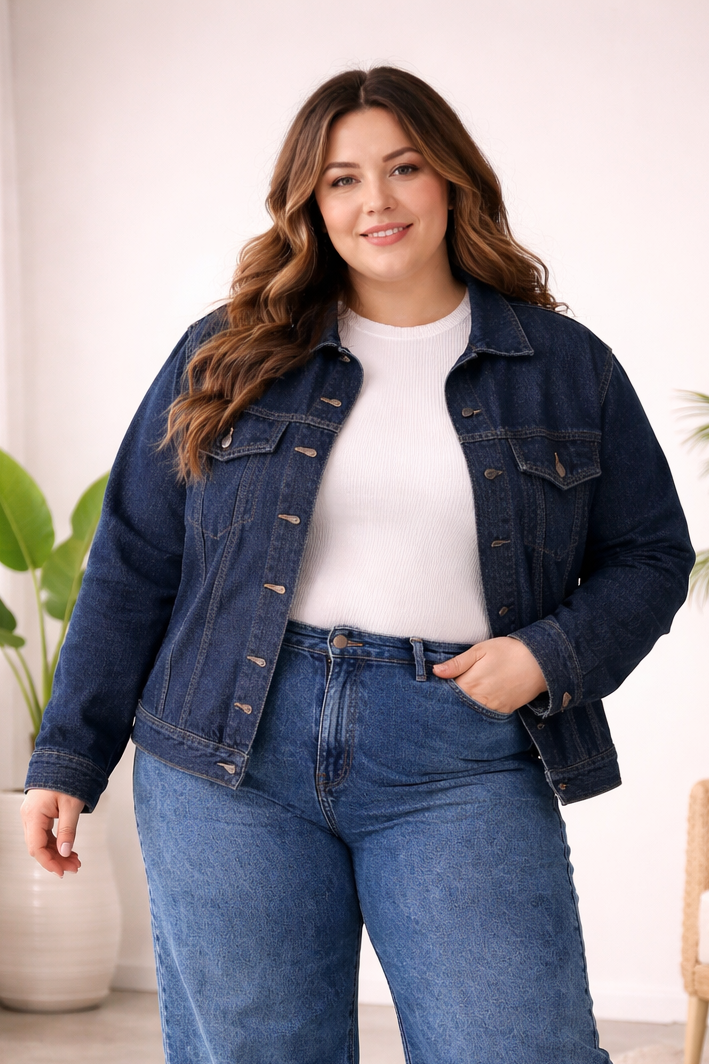 Chaqueta Denim Oscura Barcelona