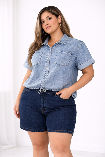 BLUSA GRADUABLE DENIM