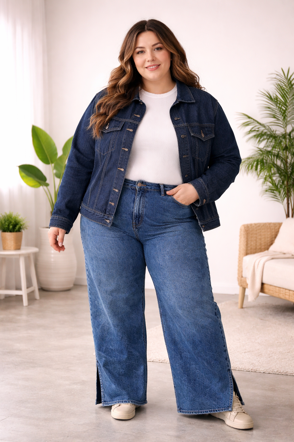 Chaqueta Denim Oscura Barcelona