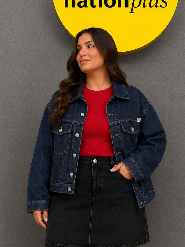 Chaqueta Denim Oscura Barcelona