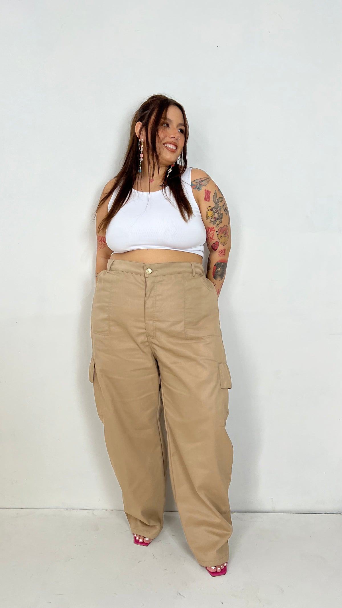 Cargo caqui best sale