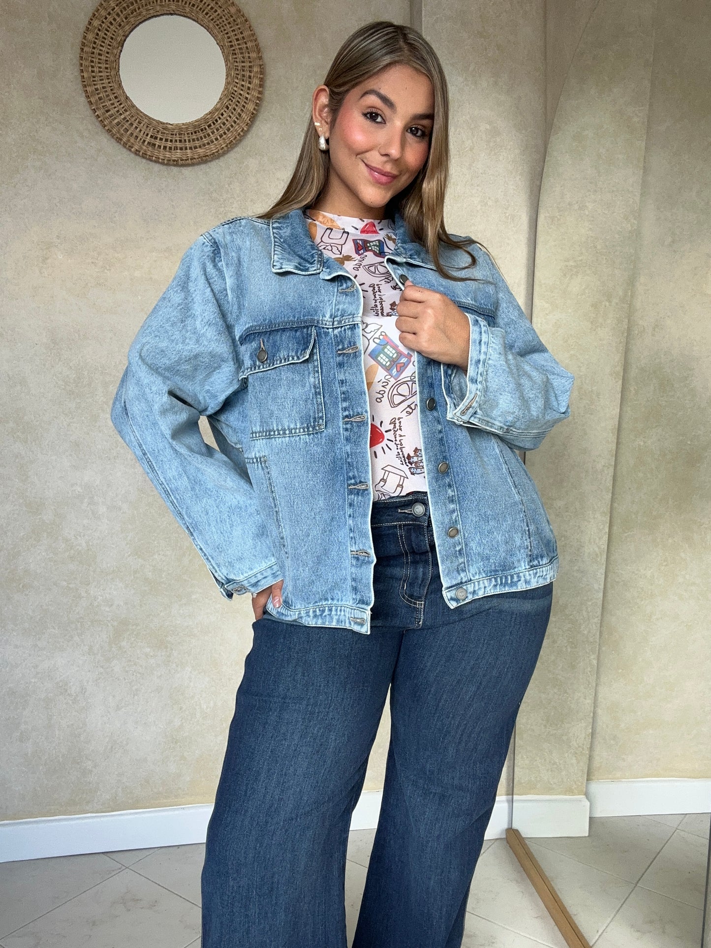 Chaqueta Denim Frosted