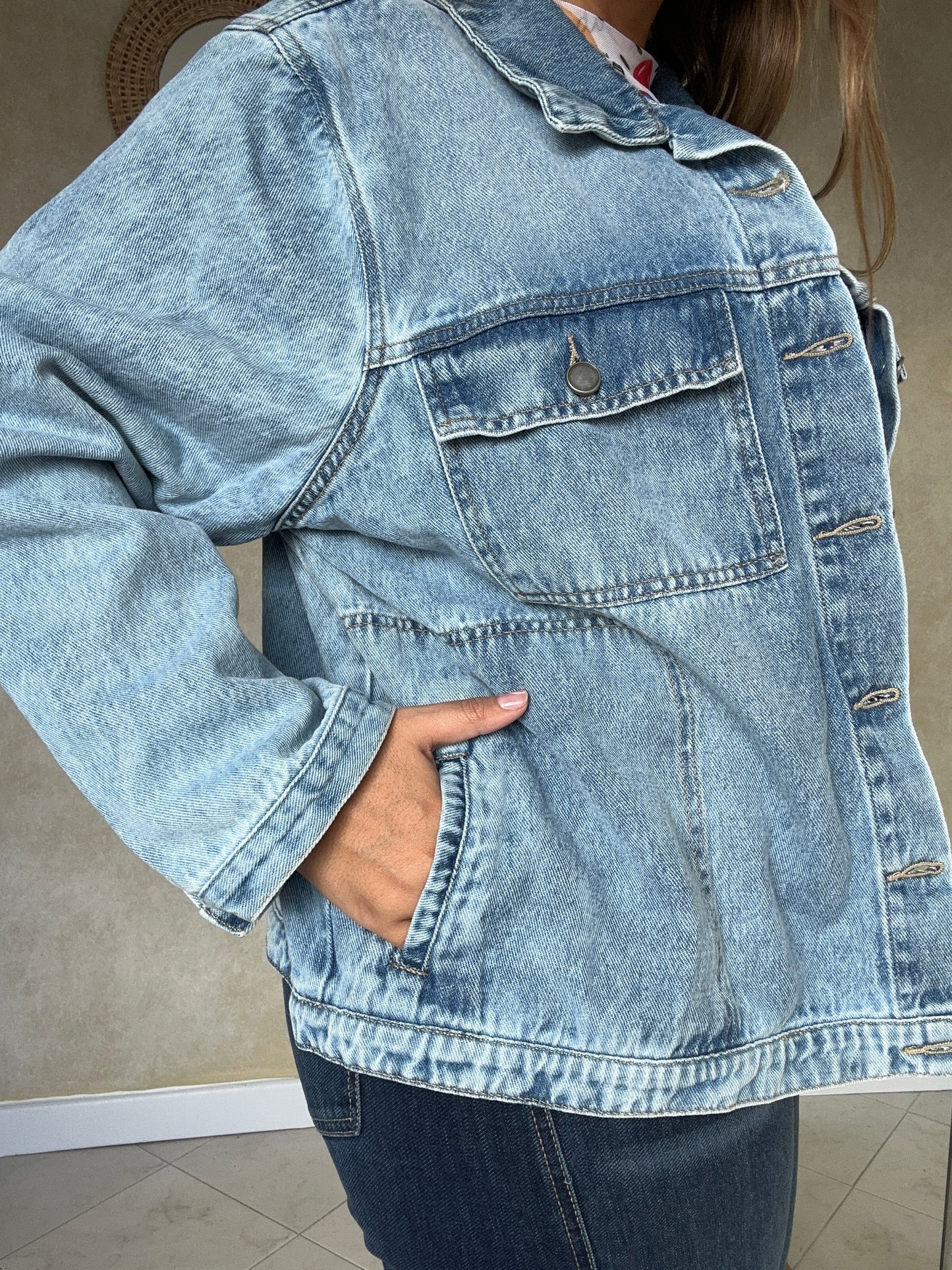 Chaqueta Denim Frosted