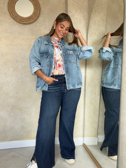 Chaqueta Denim Frosted